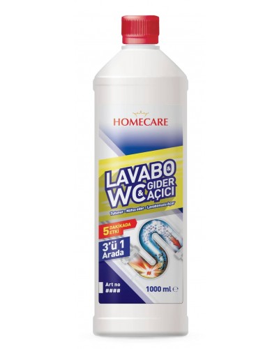 Homecare Gider Açıcı, Lavabo ve WC Açıcı